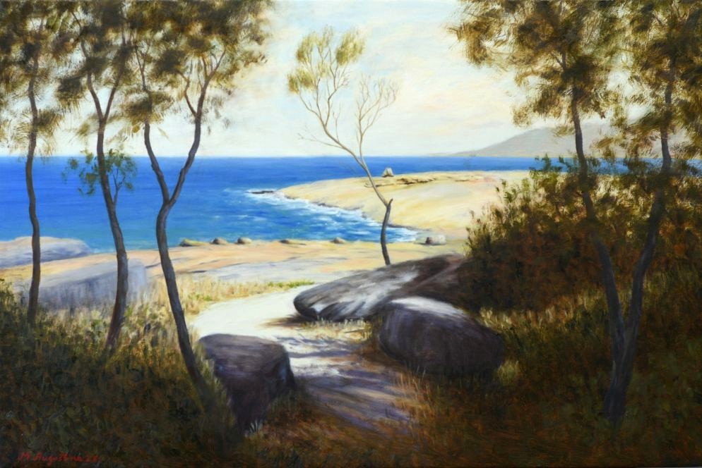 Just out there 51x76cm $1000